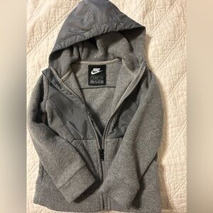 Grey Nike zip up jacket - 3T